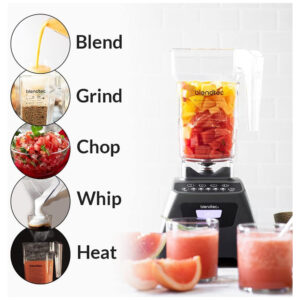 ECTQ6JZVQHF10B_7 jpg - Liquidificador Profissional 2,8L com 4 Ciclos Pré Programados, 5 Velocidades, Inclui Espátula, 110V 1560W, Blendtec Classic 575, Branco