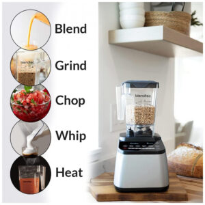 ECTQALD7MWK00B_6 jpg - Liquidificador Profissional 2,6L com 6 Ciclos Pré Programados e 100 Velocidades, 110V 1800W, Blendtec Designer 725, Preto