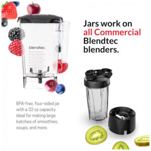 ECTQEMG94Z500B_2 jpg - Liquidificador de Bancada Profissional 2.6L com 6 Predefinições e 10 Velocidades, 110v, BLENDTEC TB 631 25, Vermelho