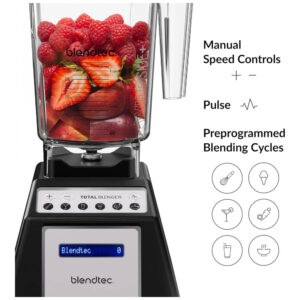 ECTQGAG94Z500B_4 jpg - Liquidificador de Bancada Profissional 2.L 6 Predefinições 10 Velocidades, 110v, BLENDTEC TB 621 25, Preto