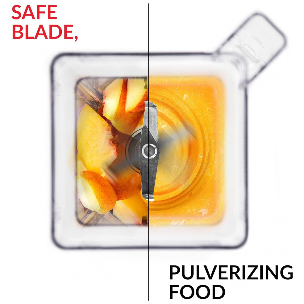 ECTQRR2JYFQ70B_5 jpg - Liquidificador Profissional, Capacidade 2,6L, 1560W 110v, BLENDTEC WildSide DD28AB07A, Cinza