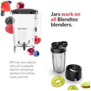 ECTQUAWPRPG00B_2 jpg - Liquidificador Profissional, capacidade 1,064mL, , 1560W, 110v, BLENDTEC Classic 575, Preto