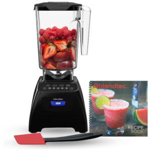 Liquidificador Profissional 2,6 Litros com 5 Velocidades, Incluí Espátula, 110V 1560W, Blendtec Classic 575, Preto