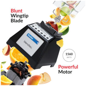 ECTQG5V6C3N70B_3 jpg - Liquidificador Profissional 2,6L com 6 Ciclos Pre Programados 10 Vel e Copo de Viagem, 110V 1560W, Blendtec, Preto