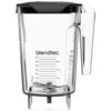 ECTQO3BTW3300B_0 jpg - BlandTec Jarra Pro 2.66 Litros Cinco lados Tampa de Travamento Ventilada Sem BPA Transparente, BLENDTEC 40 630 50, Azul Aço