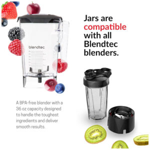 Liquidificador Blendtec Designer Series Original com Jarra WildSide de 2,7 Litros Vermelho