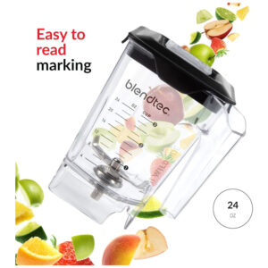 ECTQ6U3QI2910B_3 jpg - Copo, Jarra para liquidificador, com tampa, capacidade de 1,3mL ou 46OZ, BLENDTEC 40 642 50, Preto