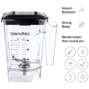 ECTQ6U3QI2910B_4 jpg - Copo, Jarra para liquidificador, com tampa, capacidade de 1,3mL ou 46OZ, BLENDTEC 40 642 50, Preto