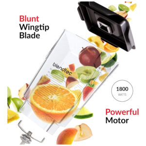 ECTQO38QDAL00B_3 jpg - Liquidificador 1800W Professional 800 com Jarra Selada 2,66L 11Veloc, BLENDTEC P800C2901 A1AP1D, Preto