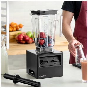 ECTQn1aq1a728_CK_1 jpg - Liquidificador Blendtec Industrial CHEF40PA01A1QA1N com Controle de Alternância e Jarra de 2,84 Litros, 110V, 1800W