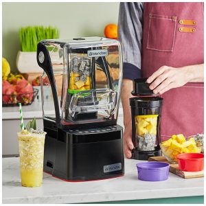 ECTQn2sbns728_CK_1 jpg - Liquidificador Blendtec Industrial SNBS2C2901B1K Stealth 895 3.8 hp Nitro com Gabinete de Som e Mistura sem Jarra 110V