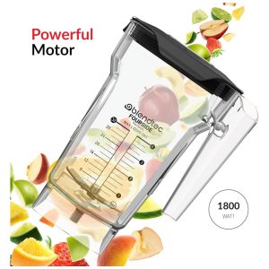 ECTQLRZZY2380B_3 jpg - Liquidificador Blendtec Connoisseur 825 SpaceSaver Profissional com Jarra FourSide e Tampa com Ventilação Preto