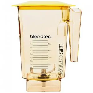 Jarra Liquidificadora Blendtec WildSide 40 636 62 2.7L Amarela com Tampa Amarela