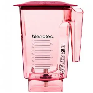Jarra Liquidificadora Blendtec WildSide 40 637 62 Vermelha 2.66 L 90 oz com Tampa Rígida Vermelha