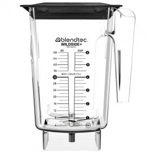 Jarra Liquificador Blendtec WildSide 40 710 10 Transparente Tritan 2,7 Litros com Tampa Dura Pack c 2