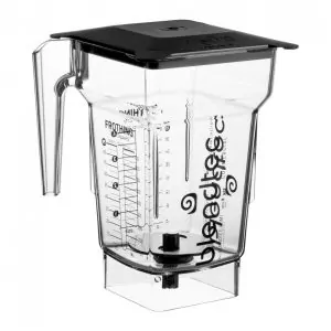 Jarra Aragem Liquidificador Blendtec FourSide 40 611 60 Transparente Tritan 2,2 Litros com Tampa Dura